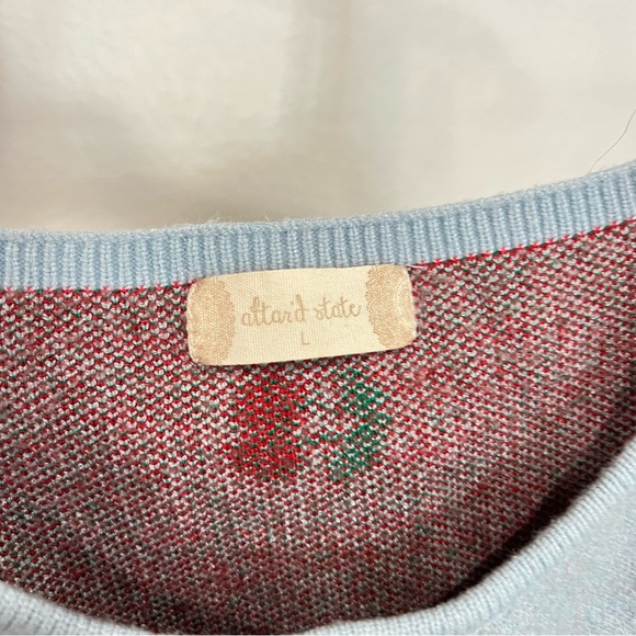 Altard State Cherry Cardigan Crop Top Tank Set Women’s Size Large - Picture 4 of 7